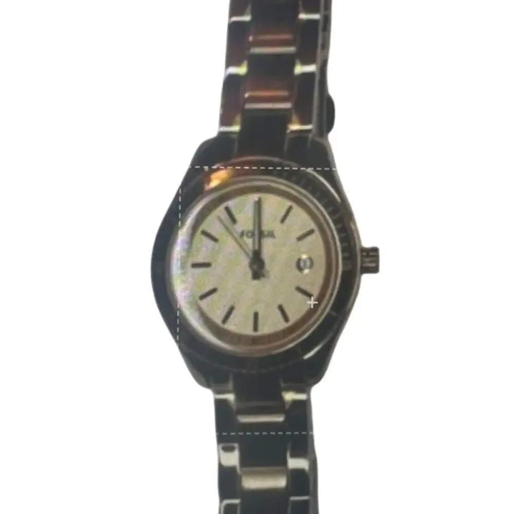 Vintage 1990s Fossil Rose-Tone Quartz Watch